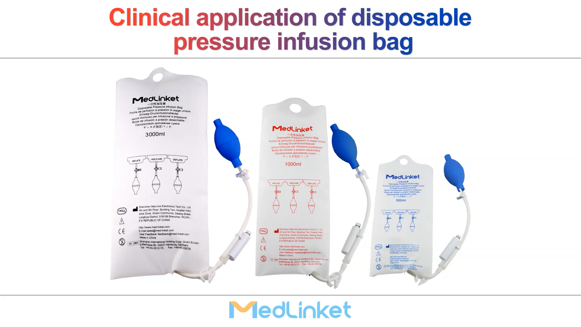 Disposable infusion pressure bag