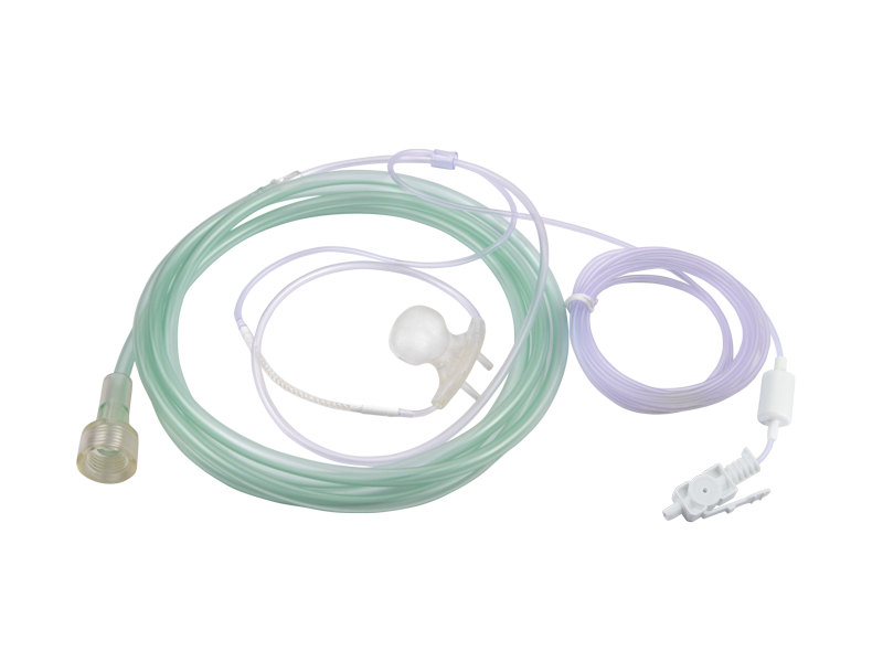 Philips Respironics Compatible CO₂ Sampling Nasal/Oral Line For Micro Stream,Pediatric,With O₂,With Dryer