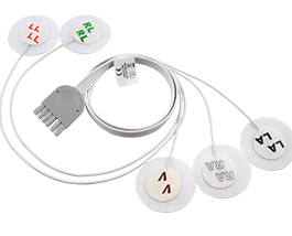 Disposable ECG Electrodes(With Pre-wiring)