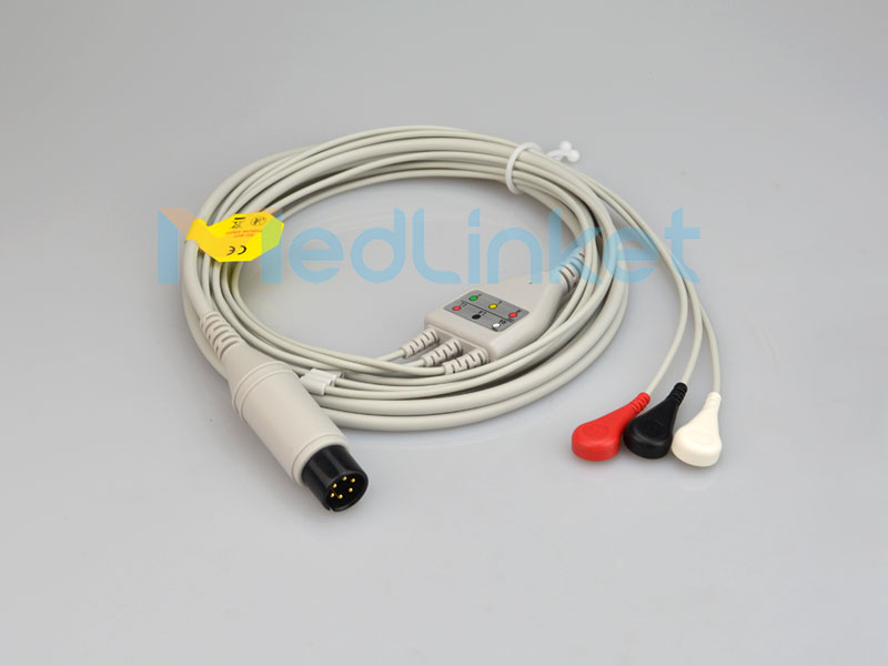 Professional Design High Temperature 2mpa Pressure Sensor –  Medlinket NELLCOR/MINDRAY Compatible Direct-Connect ECG Cables – Med-link