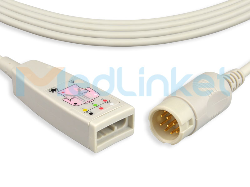 factory customized Compatible Ibp Transducer –  Medlinket PHILIPS Compatible Direct-Connect ECG Cables – Med-link