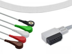 Holter Recorder ECG Cables with Leadwires