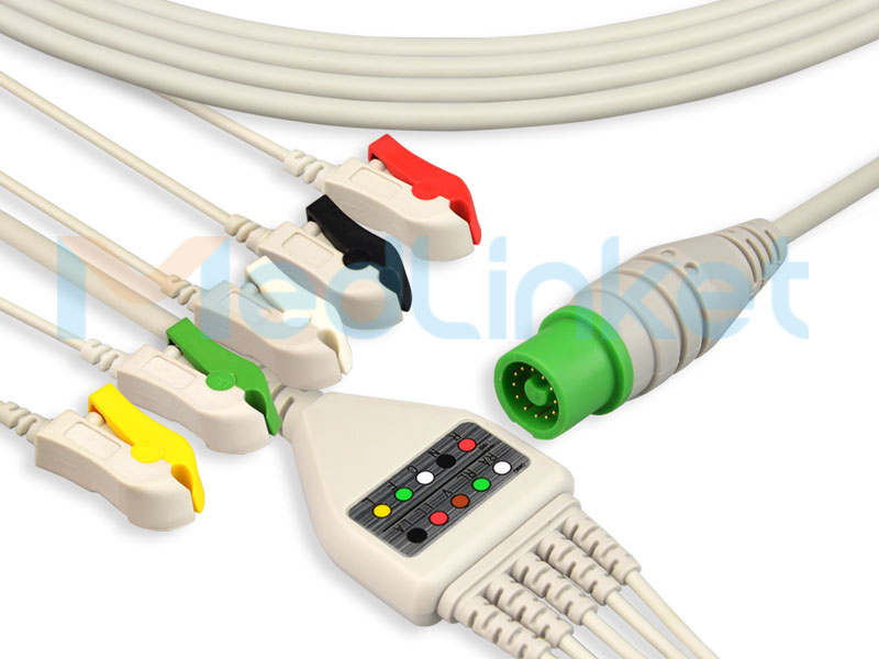 MedLinket FUKUDADENSHI Compatible Direct-Connect ECG Cable