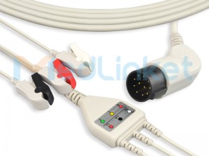 MedLinket NIHONKOHDEN Compatible Direct-Connect ECG Cables