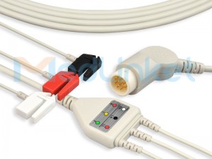 MedLinket Philips Compatible Direct-Connect ECG Cables