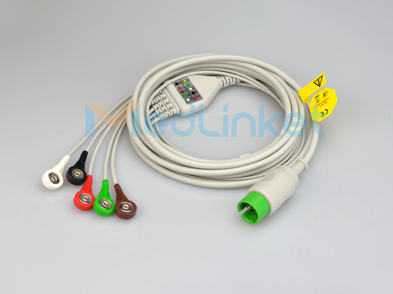 MedLinket SPACELABS Compatible Direct-Connect ECG Cable