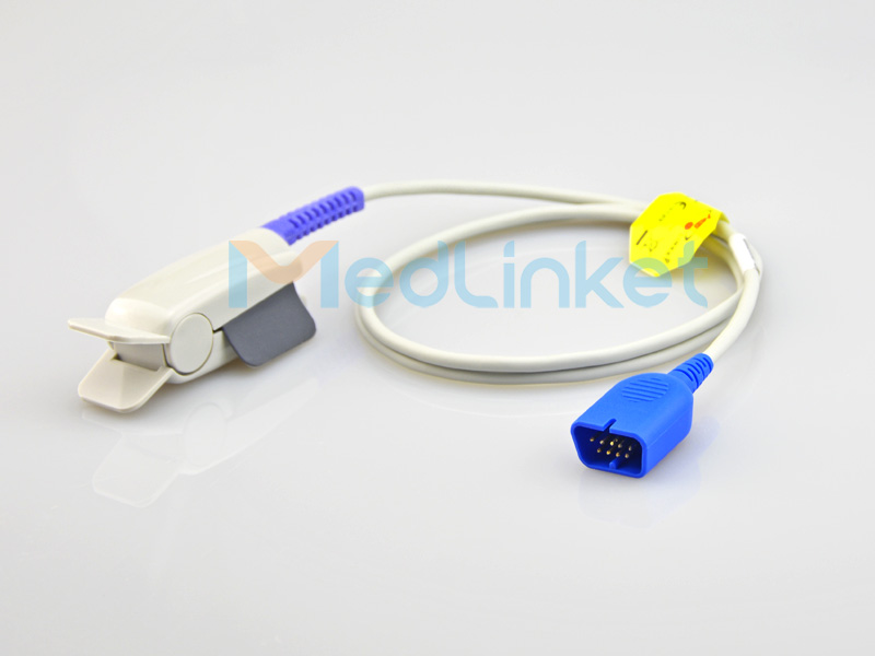 China Factory for Ekg Ecg Emg Medical Lead Wire –  Medlinket NIHON KOHDEN Compatible Short SpO2 Sensor – Med-link