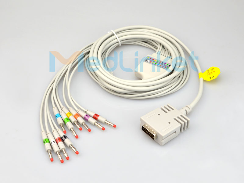 OEM Factory for Physical Examination Patient Monitor –  Newly Arrival Mortara Eli 230 10 Lead Wires Ecg Ekg Cable – Med-link