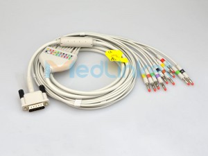 One-Piece Series EKG Cable With Leads