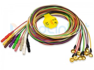 Wholesale 1m Length Ds18b20 Temperature Sensor –  EEG Lead Wires with Electrodes – Med-link